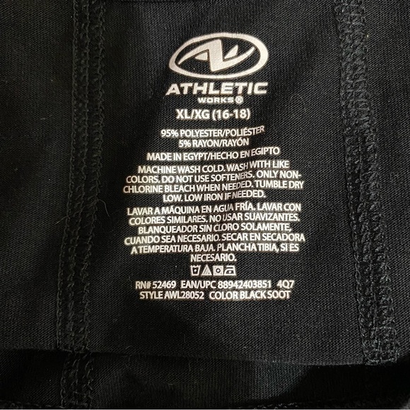 Athletic Works Black Sporty Muscle Tank - Picture 5 of 5